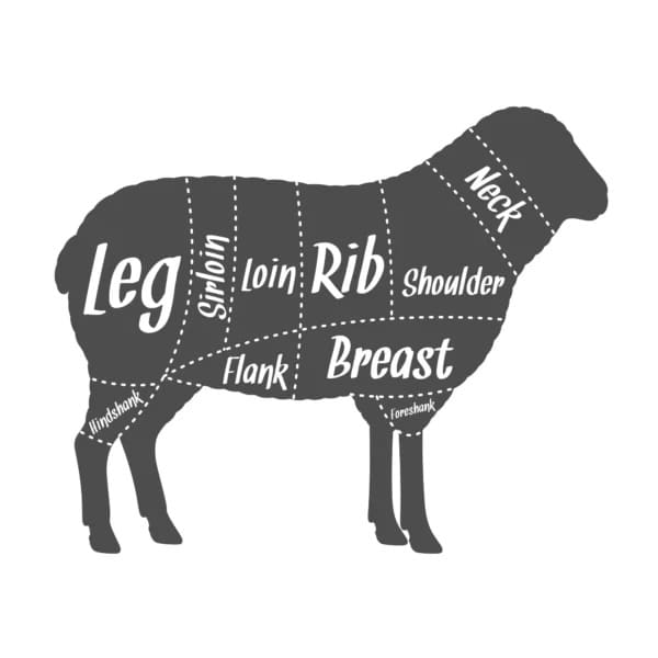 Local Grass Fed Pasture Raised Regenerative Half lamb option 1 deposit