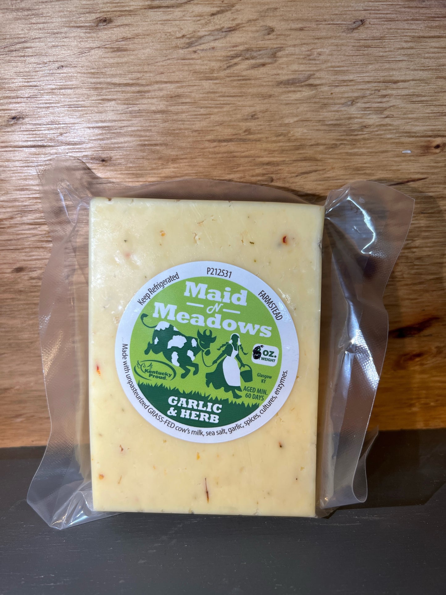 Assorted Maid-N-Meadows Raw Grass-Fed Cheese