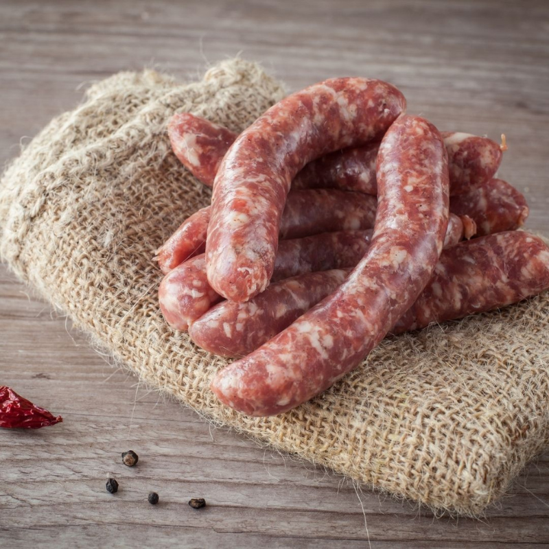Local Grass Fed Pasture Raised Regenerative Pork Link Italian Sausage