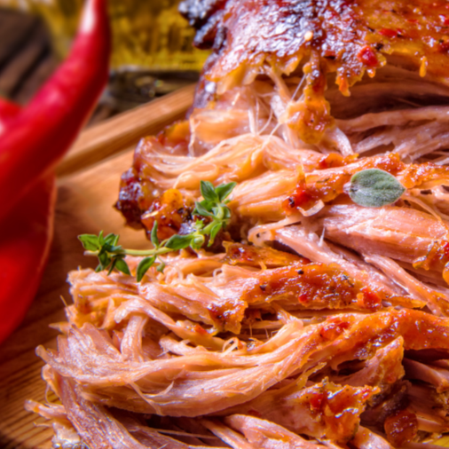 Local Grass Fed Pasture Raised Regenerative Mesquite Smoked Berkshire Boston Butt — Fully Cooked, Ready to Eat
