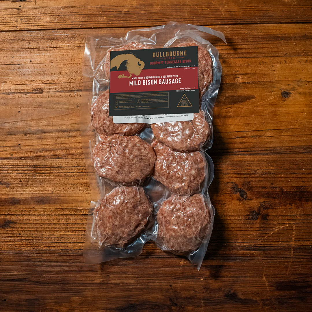 Mild Bison Breakfast Sausage Patties