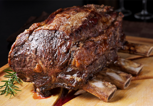 Mesquite Smoked Standing Rib Roast— Fully Cooked, Ready to Eat