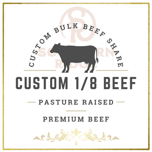 1/8 Side Pasture Raised Beef