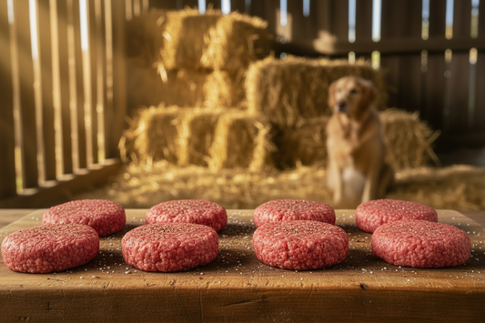 Beef Dog Food - 2 oz. Patties