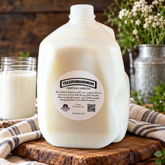 A2 Raw Pet Milk(Gallon)