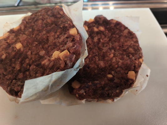 Beef Chorizo and Cheddar Burgers