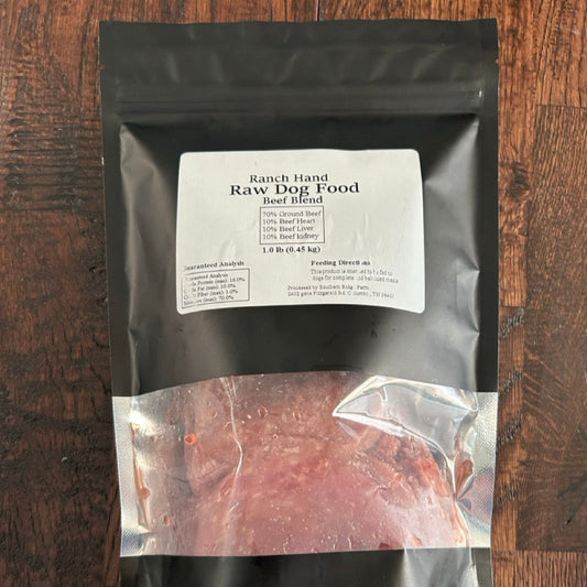 Beef Dog Food - 2 oz. Patties